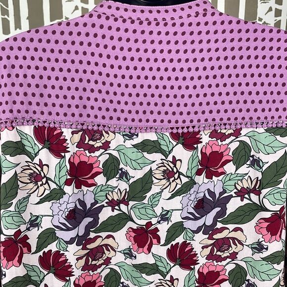 Matilda Jane Once Upon a Time Dusk Dawn Floral Top Style Number 22610T size M - Picture 8 of 9